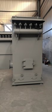 灰色抽屜式36袋和120袋單機除塵器發往天津